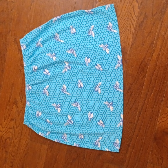 Lilly Pulitzer swim y2k cover up elastic mini skirt bumble bee - Picture 2 of 7